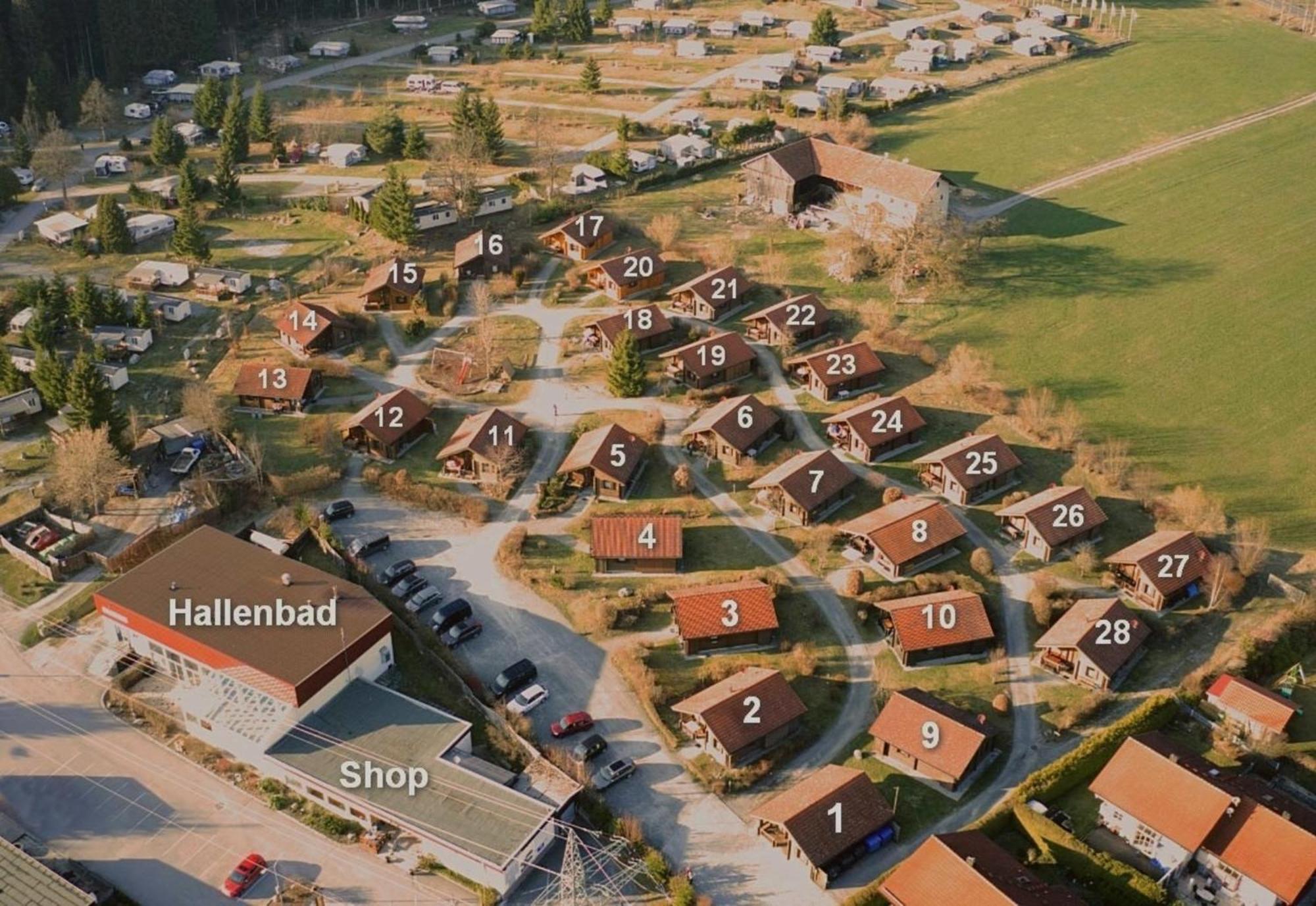 Ferienhaus Nr 6, Typ A, Feriendorf Jaegerpark, Bayerischer Wald Viechtach Buitenkant foto